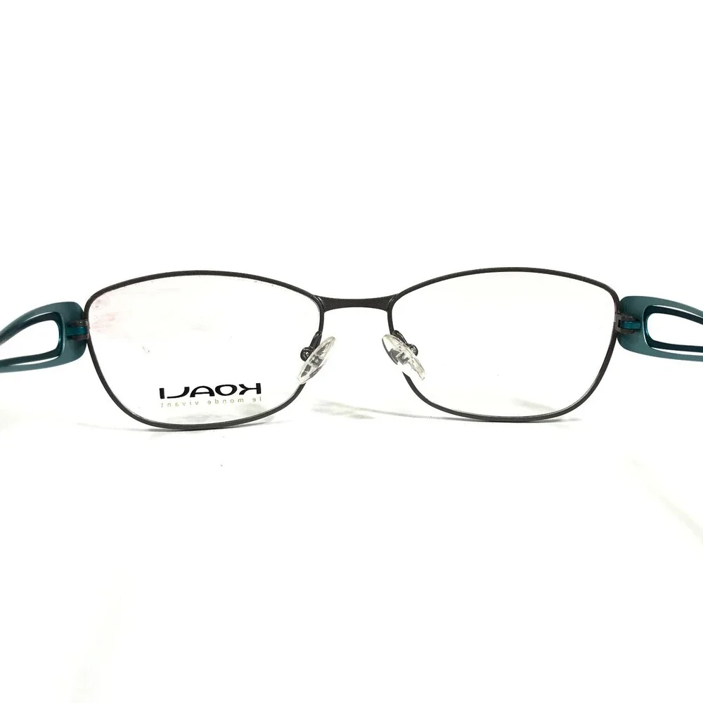 Morel Eyeglasses Frames KOALI 7367K GB033 Grey Blue Square Full Rim 50-16-135